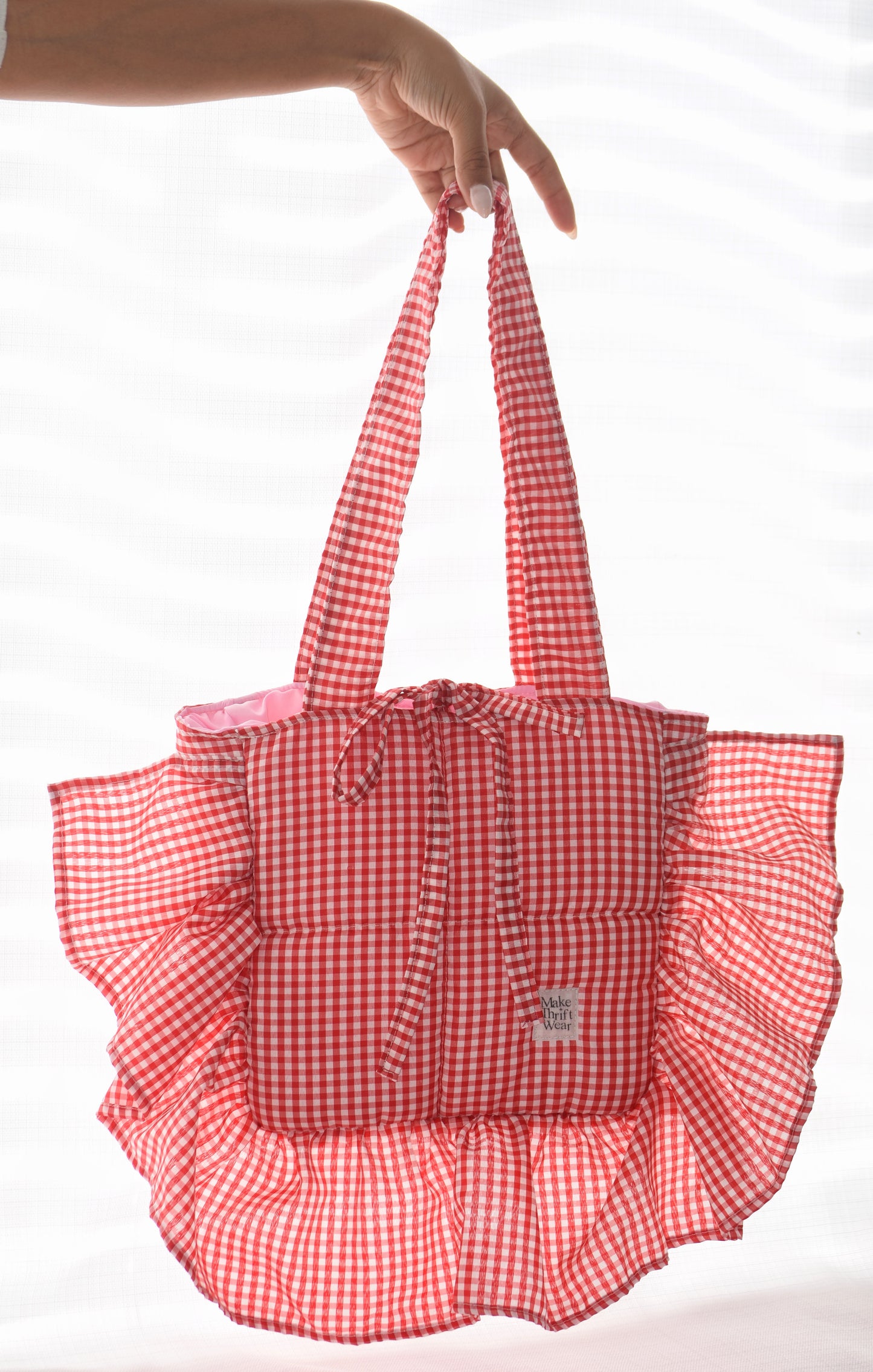 Strawberry Ruffle Tote